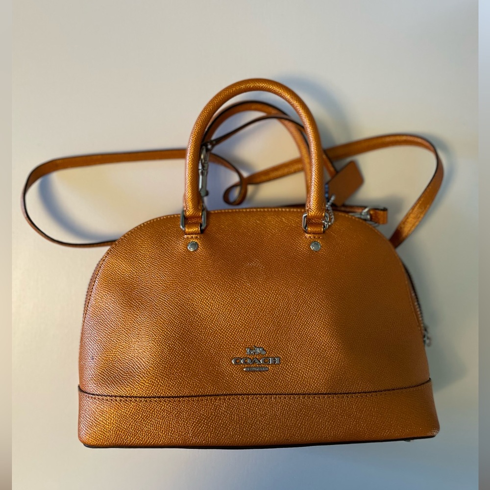 Bright Orange Coach Bag